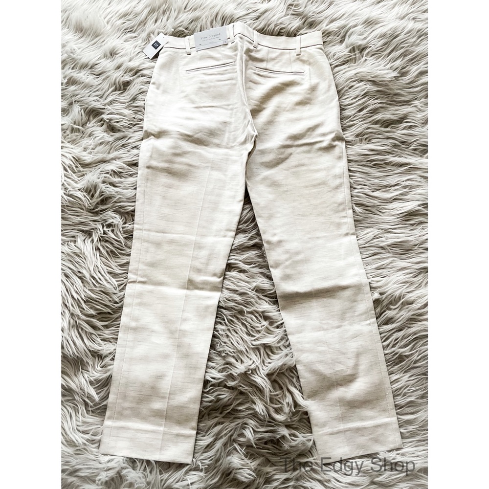 Gap | Slim Cropped Straight Leg Dress Pants - Picture 2 of 8